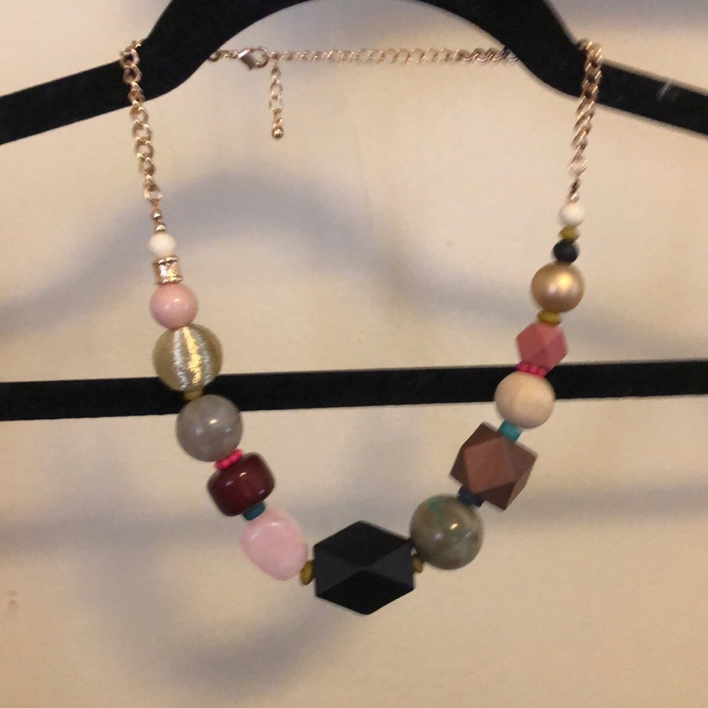 Multicolor beaded necklace